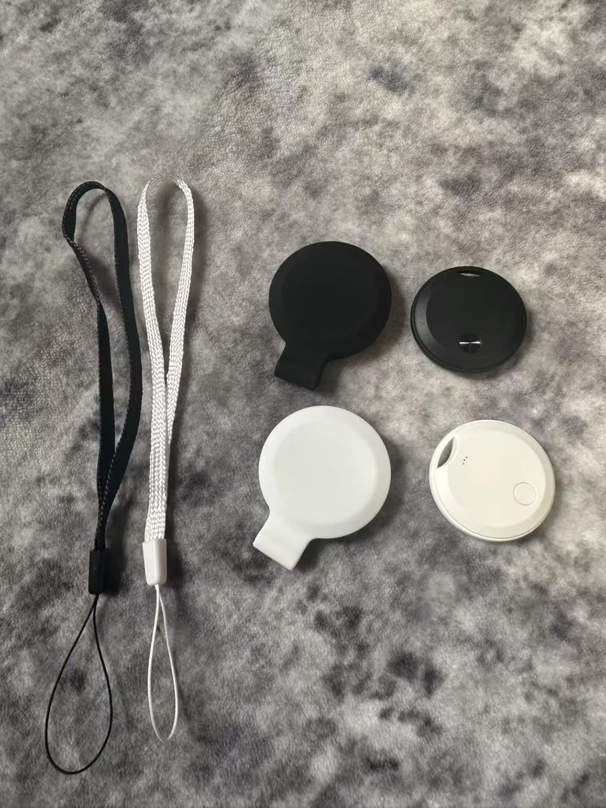 Air Tracker Tags-4 Pack: Smart Bluetooth Tracker, Item Finder Works with Apple Find My (iOS Only) App, Trakcer Tag Locator for Keys, Luggage, Satchel, weTag mini. (Not for Android Devices) customer photo 2