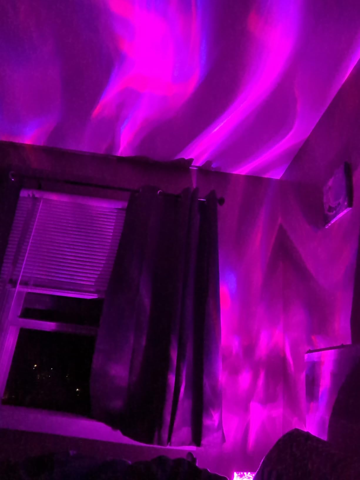 Northern Lights Projector Galaxy Projector with 300+ Light Effects Sound Machine, LED Star Projector Aurora Light, Remote Control, 15 White Noises Bluetooth Speaker Birthday Gifts for Kids Room Decor customer photo 1