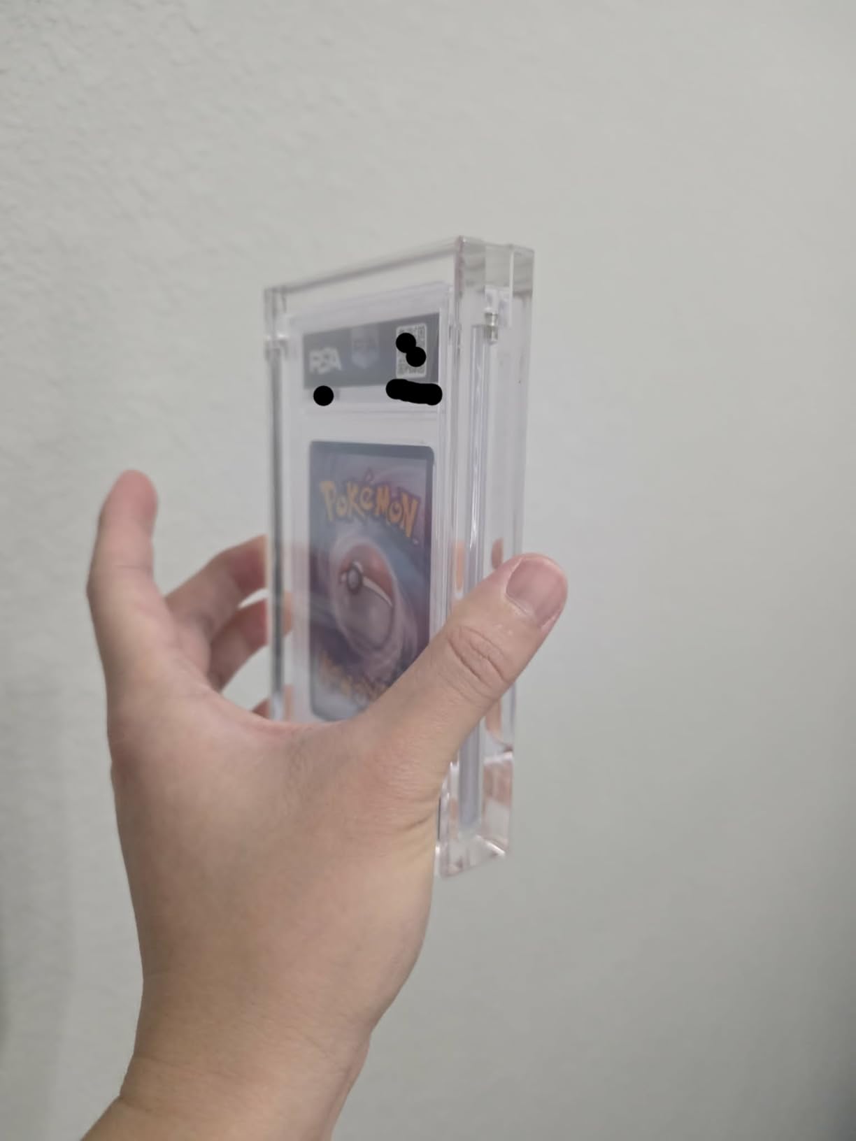 Acrylic Graded Card Case for PSA Graded Cards Compatible with Slab Bumper Guard Thick Acrylic customer photo 2