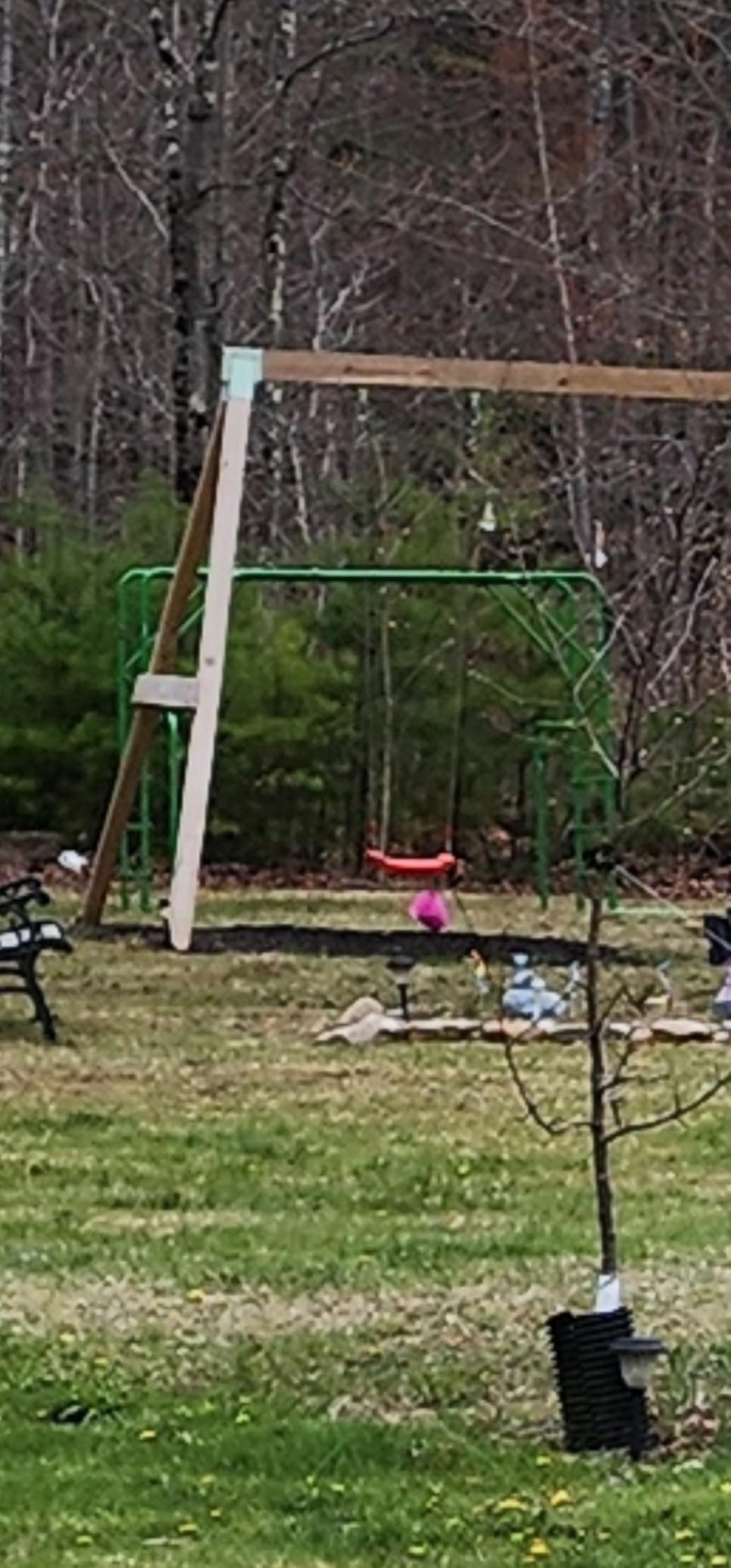 Outdoor Monkey Bars for Kids, Metal Jungle Gym for Backyard | Playground Equipment with Climbing Frame, Gymnastics bars, Free-Standing Playset for Children Age 3-12 customer photo 1