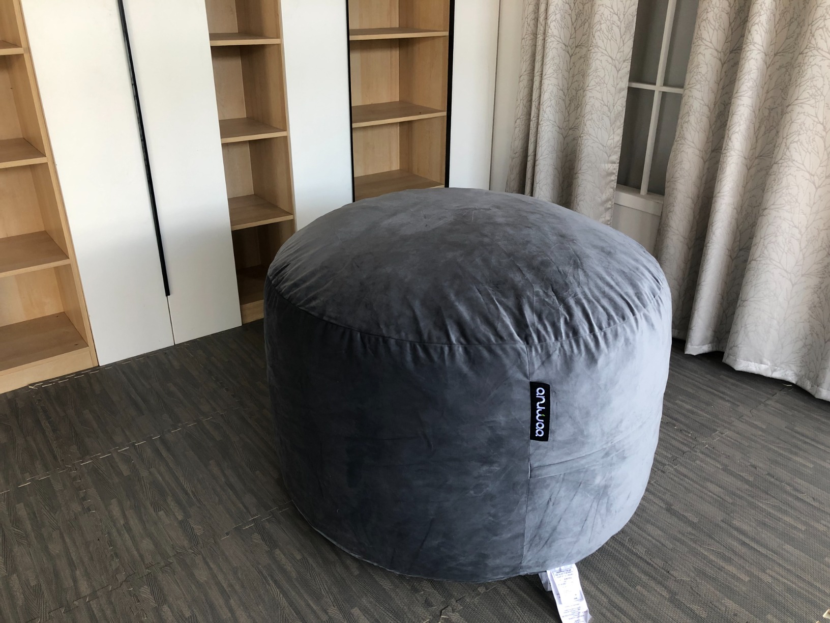 Bean Bag Chairs for Adults, 4FT Memory Foam, Plush Microfiber, Black | Gaming Cozy Chair, Oversized Bean Bag with Backrest & Armrests, Supports Reading, Gaming, Relaxing in Bedrooms, Living Rooms customer photo 2