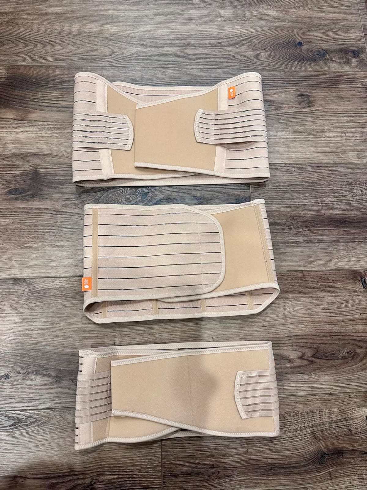 Baby Uma 3-in-1 Postpartum Belly Band - Triple Support Natural & C Section Belly Binder Post Partum, Easy On 'n Off, Lightweight & Breathable Abdominal Binder, Postpartum Essentials customer photo 1