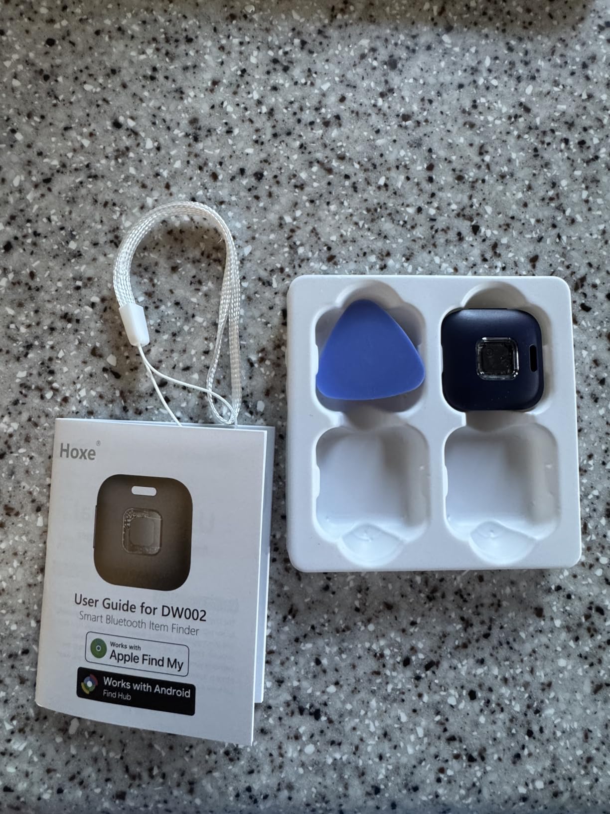 Hoxe Air Tracker Tags-4 Pack for iOS & Android, Dual System Luggage Tracker Compatible with Apple Find My & Google Find Hub App customer photo 2