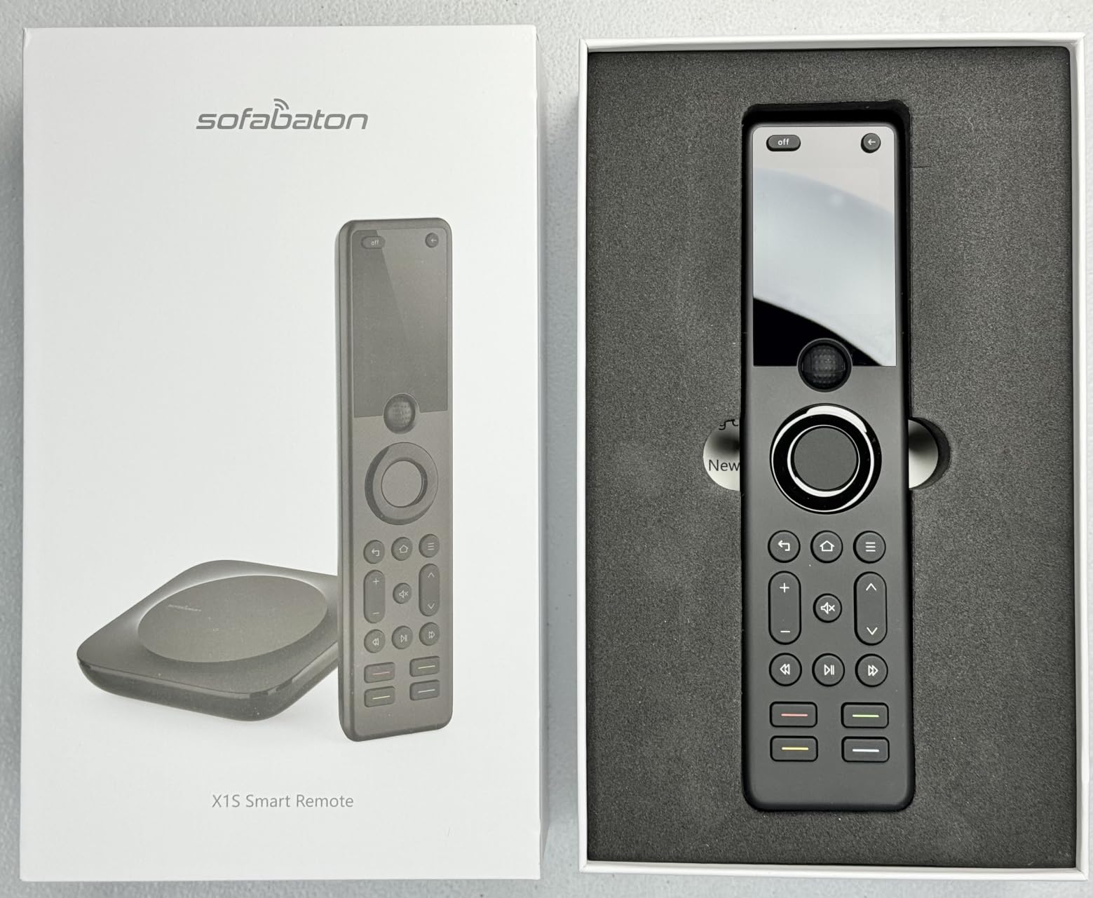 SofaBaton X1S Smart Universal Remote Control with Hub, One-Click Scenes | Works with IR/Bluetooth/WiFi Devices, Customize Activities, Scroll Wheel, Works with Alexa Google Assistant customer photo 2