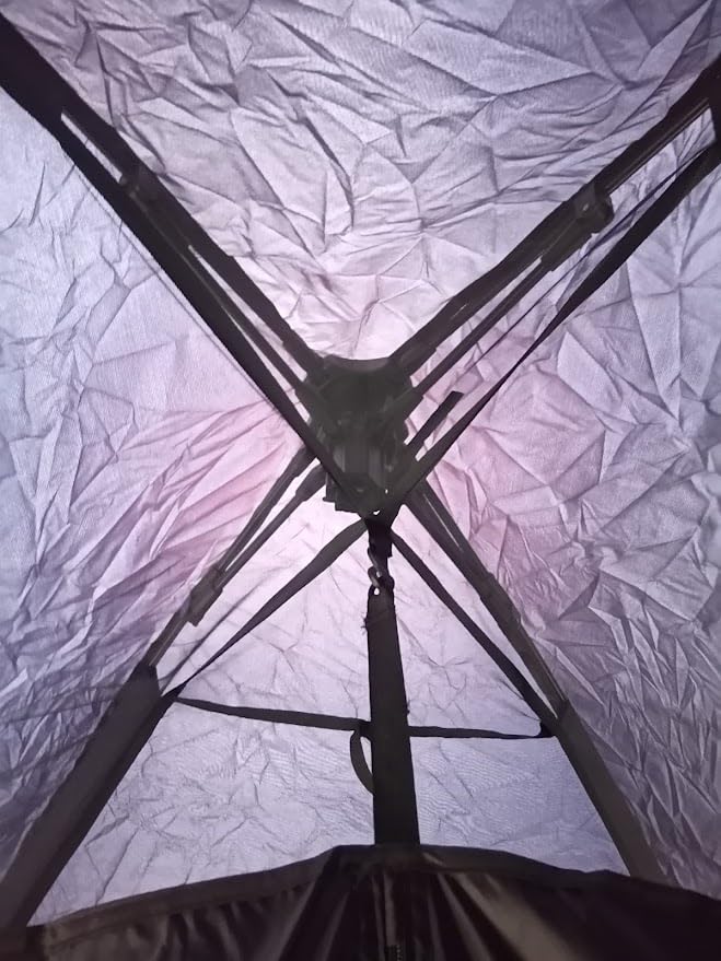 EighteenTek Shower Tent, 2-Room Changing Room, Outdoor Shower Enclosure Spacious, Privacy Canopy Shelter with Floor & Doors, Stable & Durable, Toilet Tent Bathroom for Courtyard, Pool, Photoshoot customer photo 2