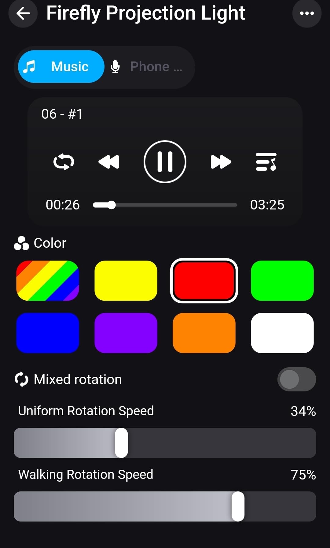 Smart Outdoor Laser Lights Projector, 7 Color Motion Star Firefly Lights Effect, Moving Dynamic RGB Lights Show Waterproof Laser Projection with App & Remote Control for Parties Home Garden Yard customer photo 2