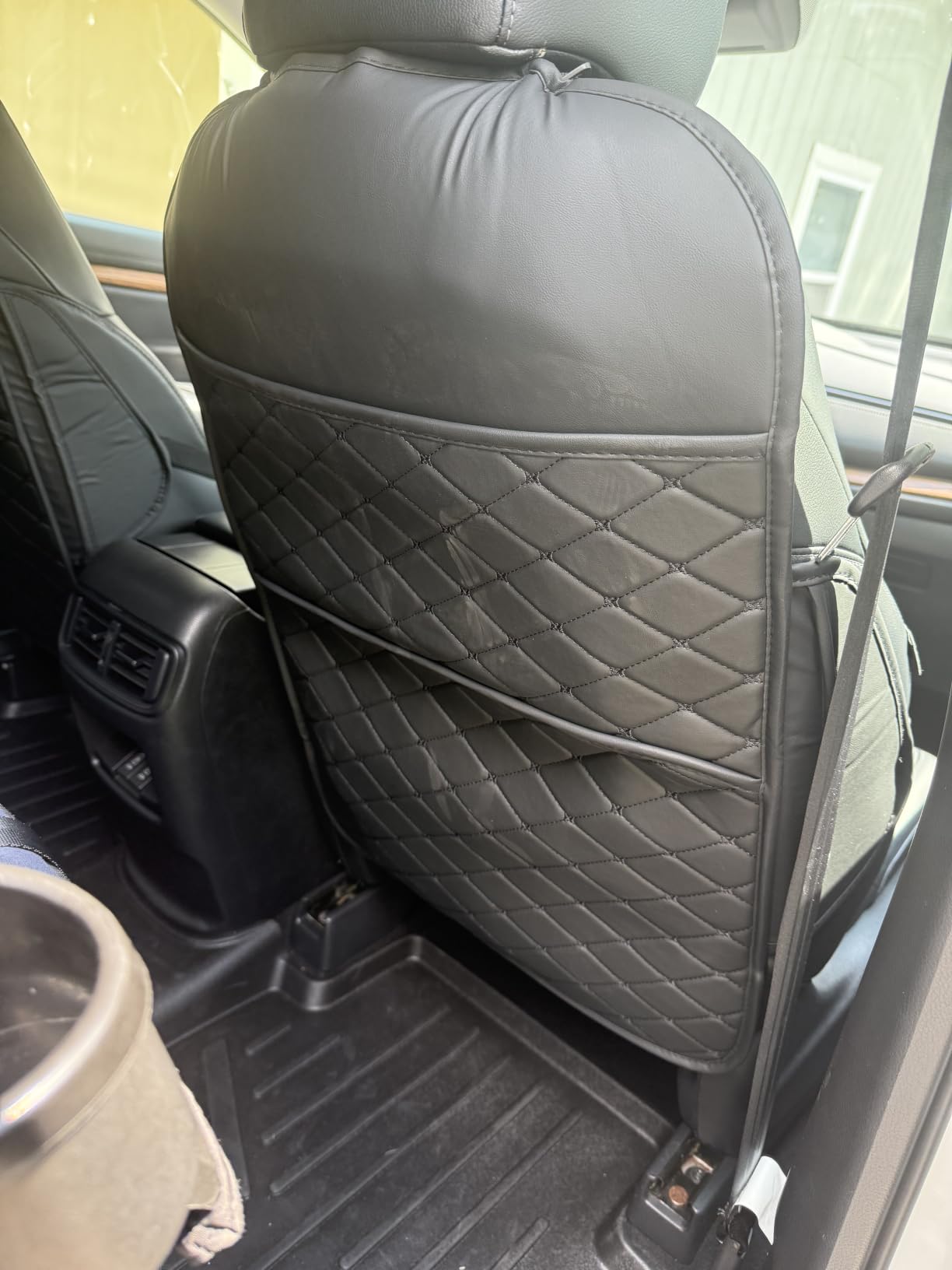 Seat Back Protectors for Kids, Car Kick Mats with Large Pocket Organizer, Waterproof, 2PCS customer photo 1