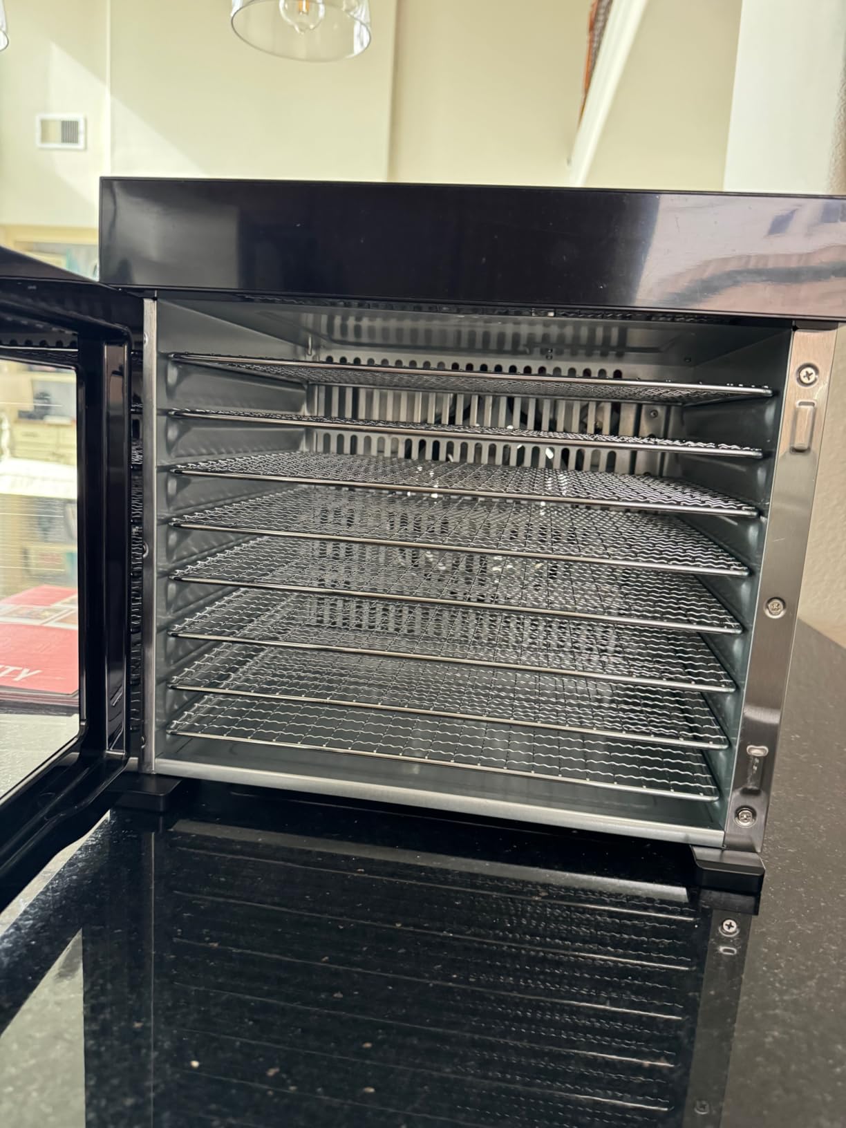 OSTBA Food Dehydrator with 8 Trays, 650W Dryer, 95-165°F Temp, 48H Timer | ETL Certified | Double-Layer Stainless Steel | Dishwasher Safe | Food-Grade | LED Display | Low Noise | Recipe Included customer photo 1