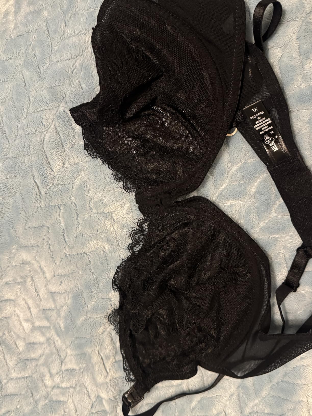 MILK&LACE Gaia Nursing Bra - Soft Stretch Lace Maternity Bra with Gentle Underwire, One-Hand Clips & Adjustable Fit customer photo 1