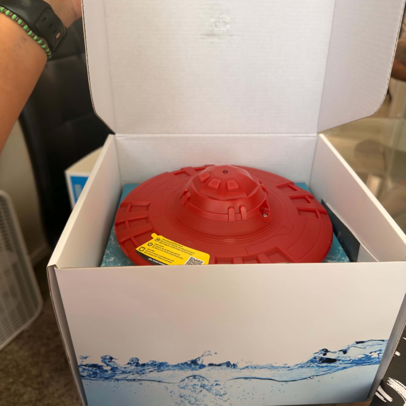 Pool Alarm for Inground & Above Ground Pools, Floating Pool Safety Alarm for Kids & Pets, No App, No WiFi Needed, 85dB+ Loud Alert at 10 ft, Adjustable Sensitivity, Covers 20x40ft customer photo 2
