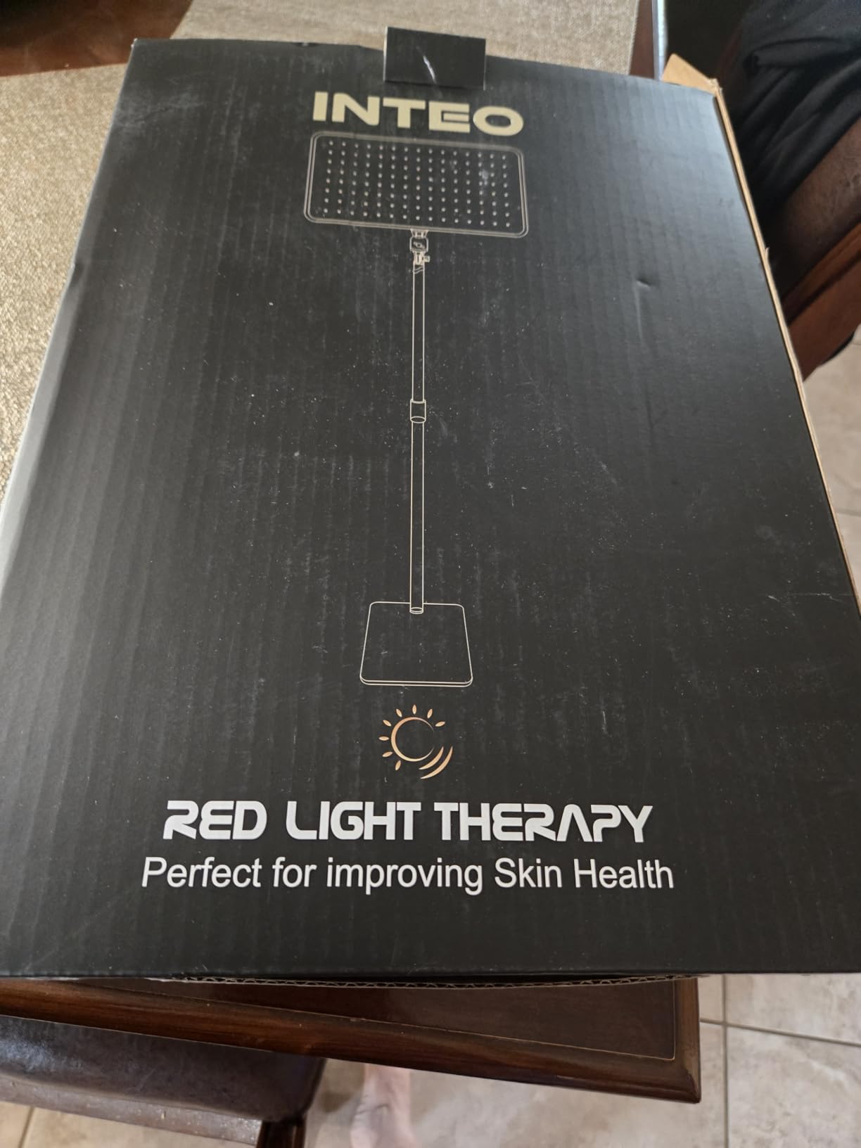 INTEO Red Light Therapy for Face and Body, Infrared Red Light Therapy Lamp | 2-in-1 Detachable Red Light Panel with Stand, 660nm 850nm Near Infrared Light Therapy for Full Body Home with Elastic Strap customer photo 2
