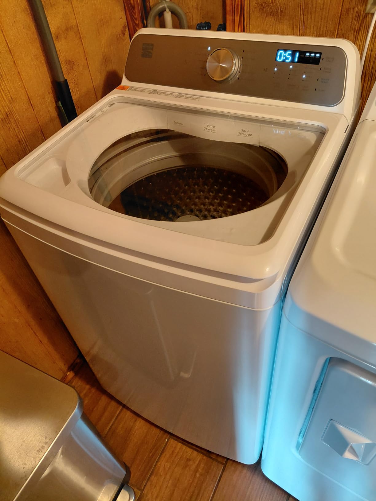 4.1 cu. ft. Top Load Washer with Triple Action Agitator - White | Triple Action Agitator for Tough Dirt & Stains - Reduce Laundry Time with Express Wash and AccelaWash - Touch Controls customer photo 2