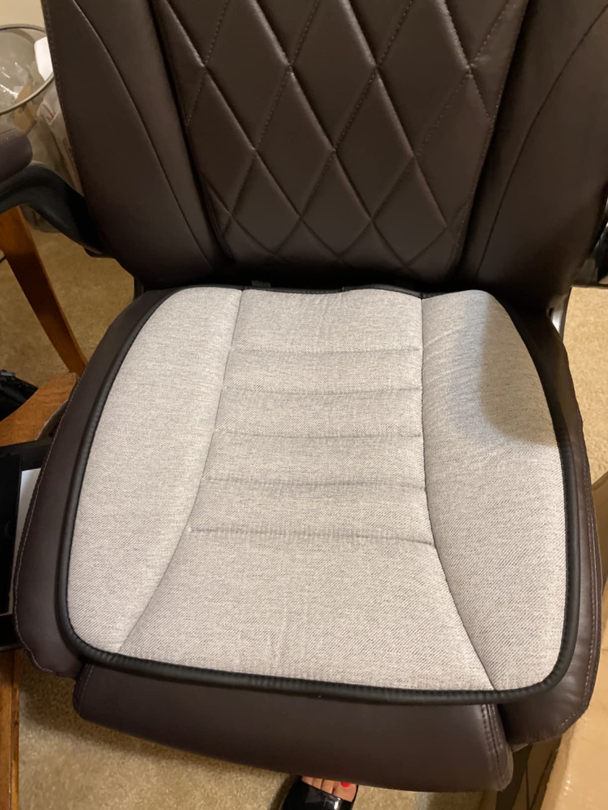 SriGM Cooling Car Seat Cushion 12V Summer Seat Rapid Cooling Seat Cover | Comfortable Cooling Car Seat Cushion Breathable Automotive Cooler Pad for Summer Driving Cars SUV Truck Universal Fit 1 Pack customer photo 1