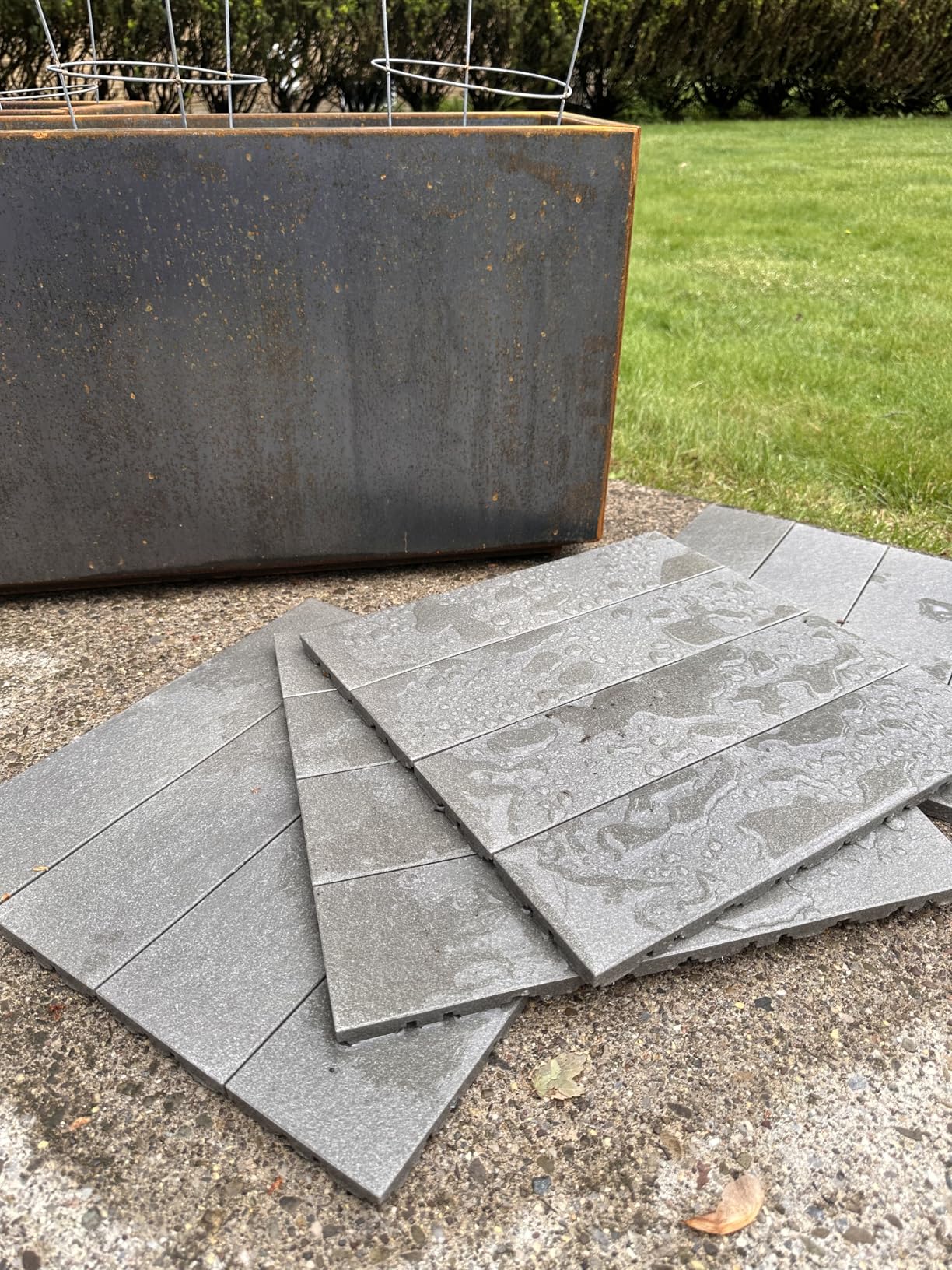 Veradek Outdoor Flooring Series Deck Tiles | Durable Interlocking Deck Tiles for All-Weather Use on Balconies, Patios, and Pools | Customizable Design and Easy Installation customer photo 1