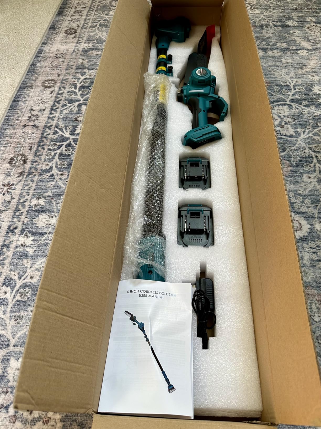 Takuoo 2-in-1 Electric Pole Saw, 6