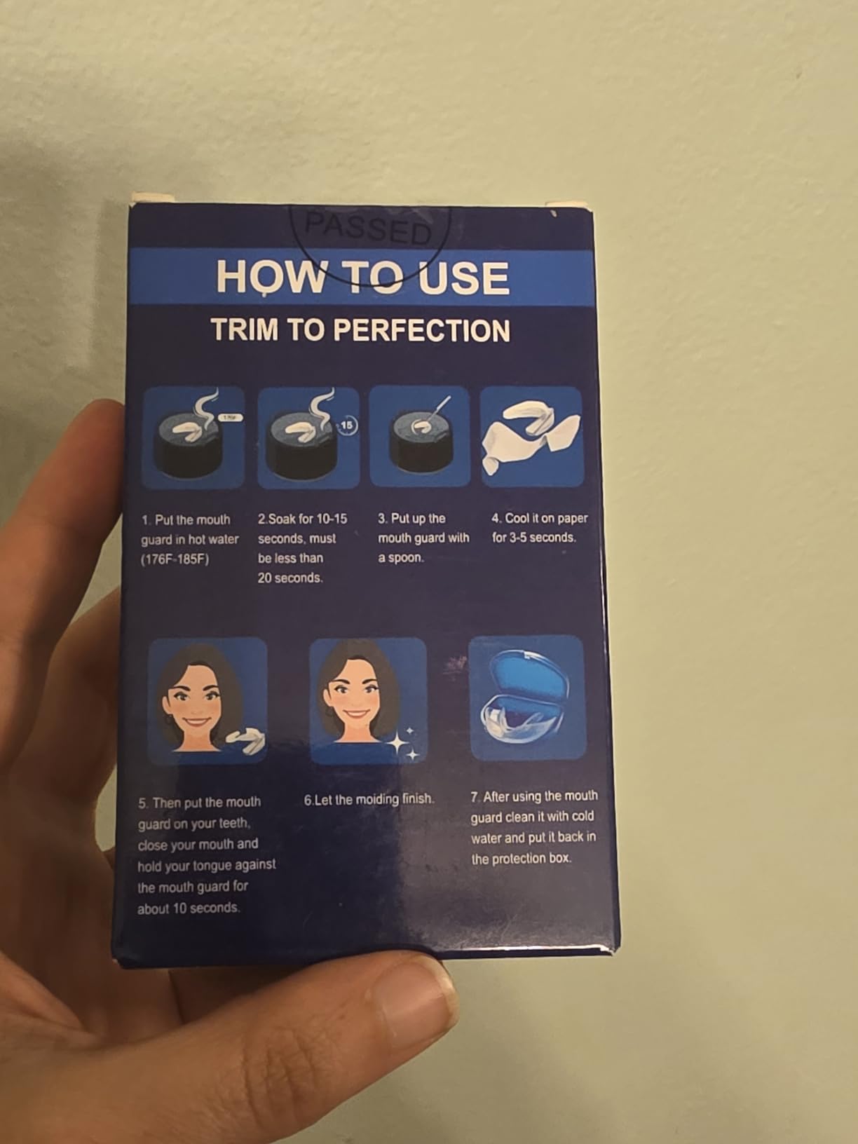 Mouth Guard for Sleeping, Mouth Guard for Grinding Teeth at Night | Anti Grinding Guard for Clenching Teeth at Night, Night Guards for Teeth Grinding, Moldable EVA Material with Case for Adults customer photo 2