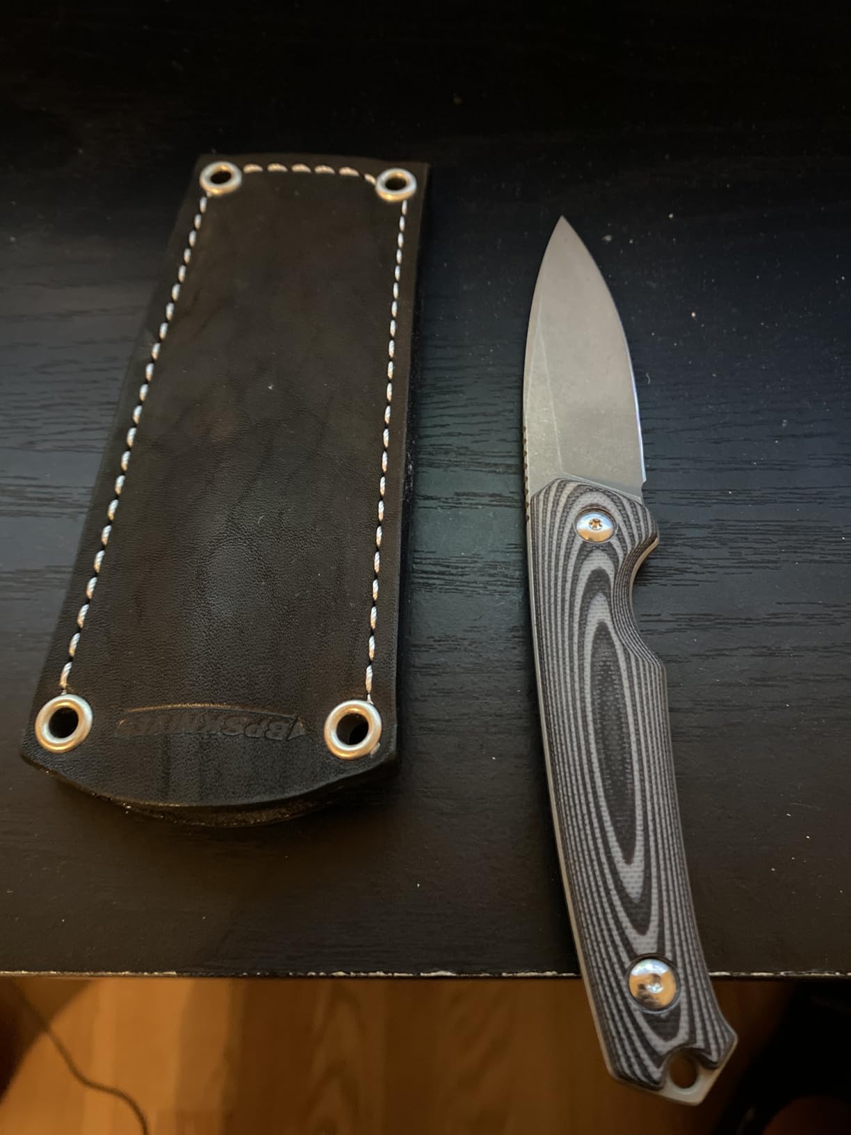 CIVIVI Altus EDC Fixed Blade Knife with Kydex Sheath, 2.99
