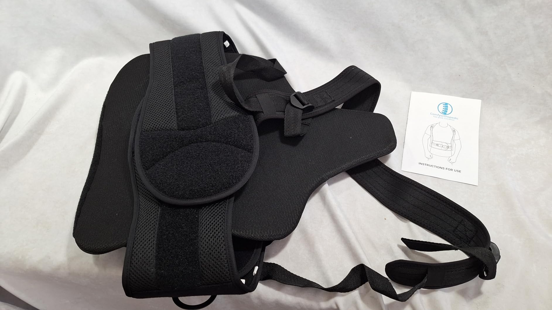 Comfyorthopedic TLSO Thoracic Full Back Brace L0456/L0457 - Medical Grade Upper & Lower Spine Support with Back Compression for Scoliosis, Kyphosis & Post-Surgery Pain Relief, Men & Women customer photo 1