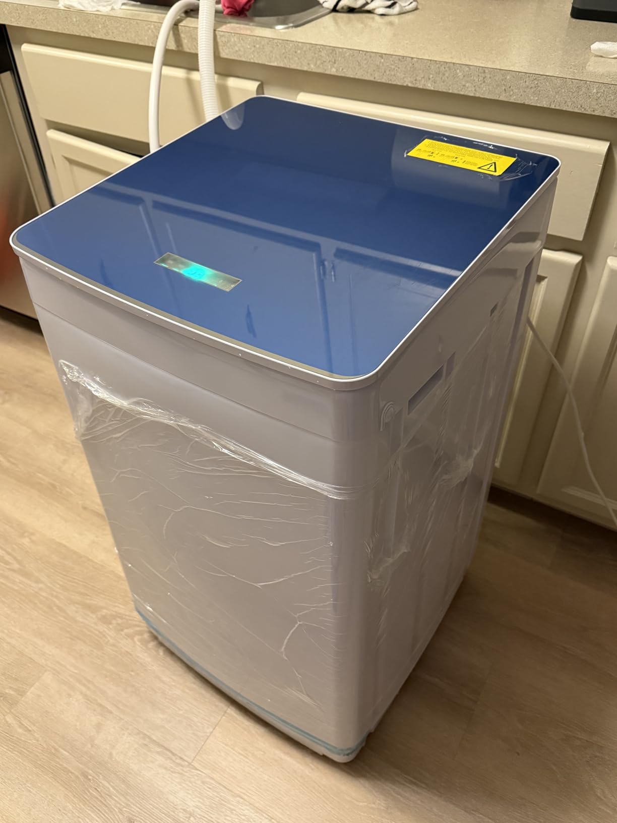 Auertech 14 lbs Portable Washing Machine, Fully Automatic Portable Washer with Glass Lid, 10 Wash Cycles, Compact Capacity Washer and Spin Dryer Combo with Drain Pump for Apartment, Dorm, RV customer photo 1