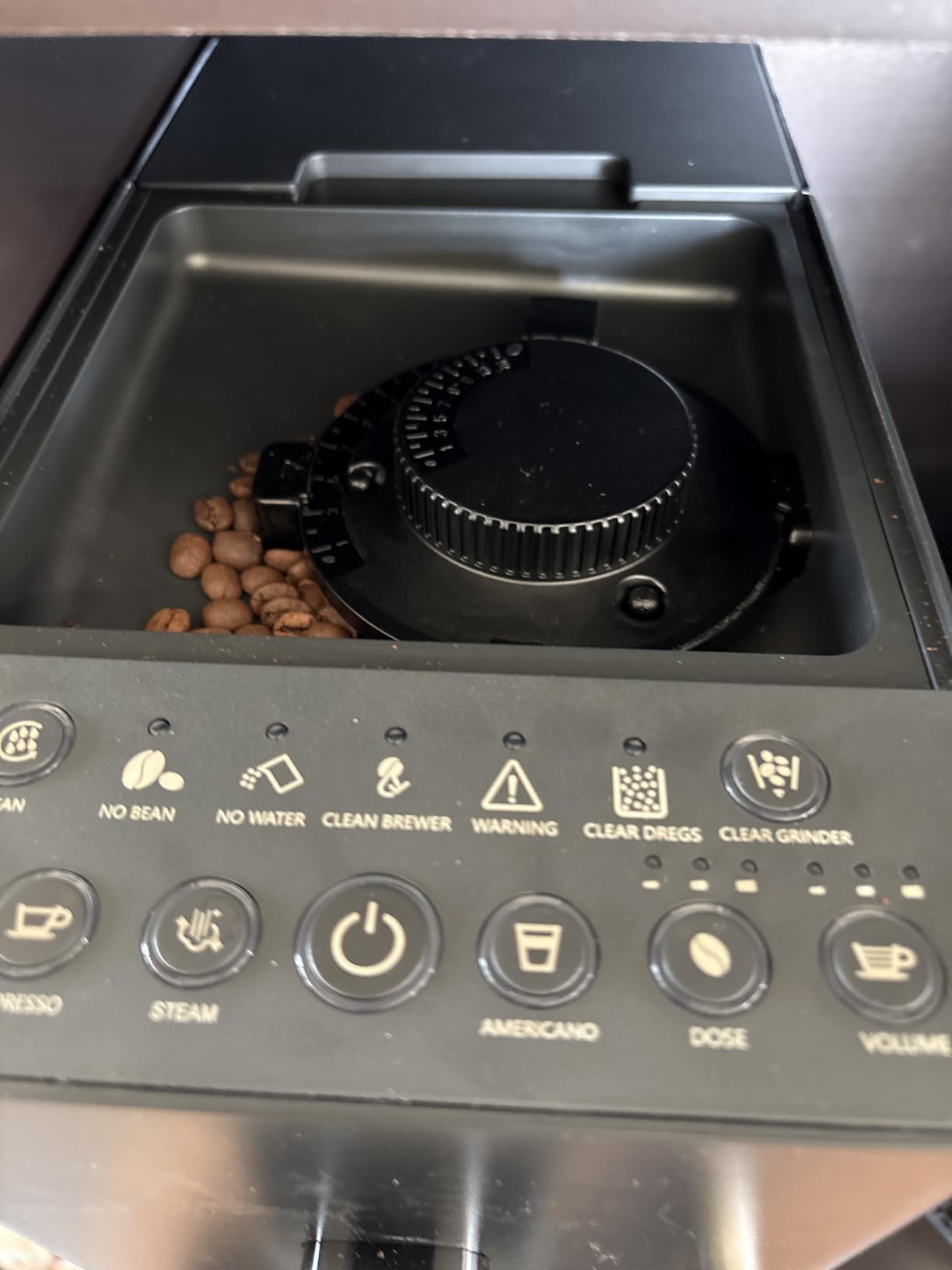 Kndko Automatic Espresso Machine, 20 Bar Coffee Maker with Grinder and Milk Frother Steam Wand, All-in-One Grind and Brew Coffee Maker, Auto Self-Cleaning, Cappuccino & Barista-Style customer photo 1