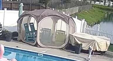 12x12 FT Pop-Up Screen Tent, Portable Screen Room Canopy with Zipper Doors for Patio, Backyard, Deck & Outdoor Activities, Beige customer photo 1