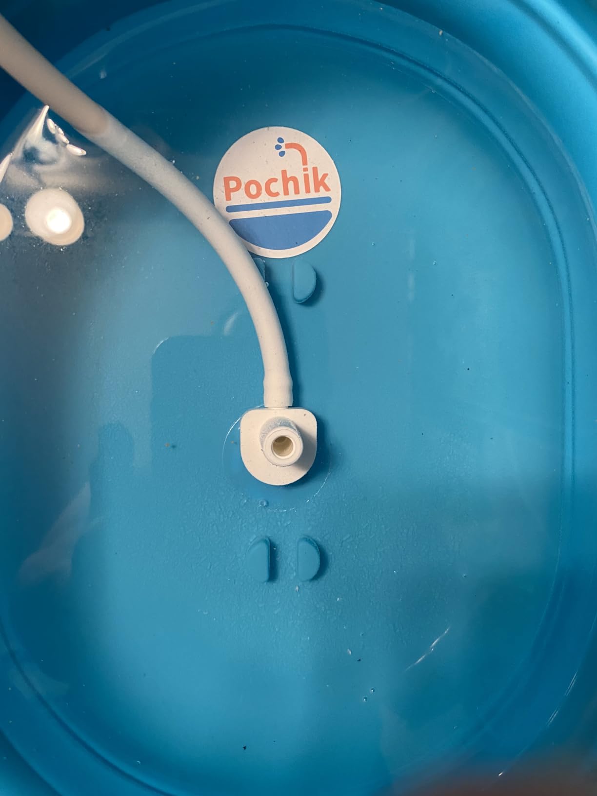 Pochik Electric Sitz Bath for Toilet Seat, Collapsible Portable Soaking Tub for Hemorrhoids and Postpartum Care, Automatic Flushing Sitz Bath Basin with Adjustable Flow - Aqua customer photo 1