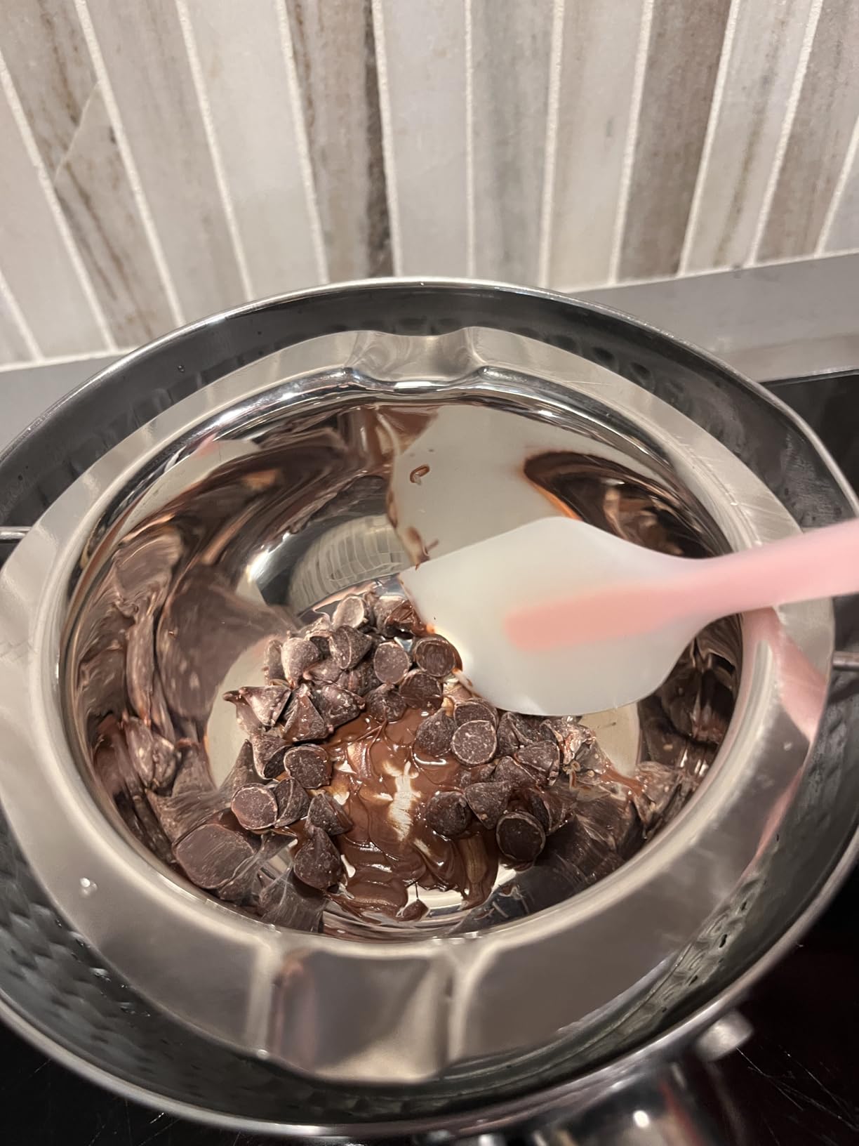 Chocolate Tempering Machine - Commercial Chocolate Melting Machine w/ 9L Capacity and 86-185F Temp Control, 1200W Professional Heated Chocolate Melter w/Stainless Steel Body, 110V, 2 Tanks customer photo 1