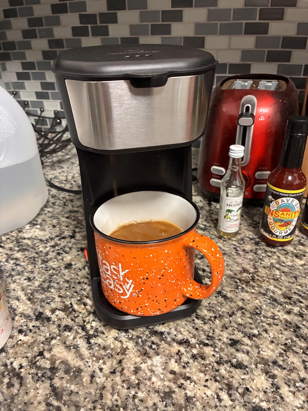 COWSAR Single Serve Coffee Maker, 2 in 1 Coffee Capsule & Ground Coffee Brewer, 40 Oz Removable Water Tank, 5 Brew Sizes 6-14 Oz, Self-cleaning Fast Heating Coffee Machine for Home Office customer photo 1