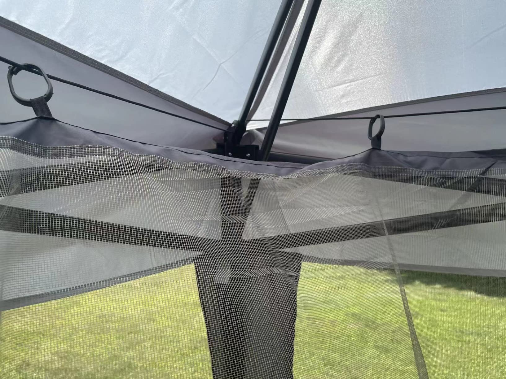 MASTERCANOPY 11x11 ft Pop Up Gazebo with Netting Screen Walls, Khaki | 180D Polyester, UPF 50+ Waterproof, Double-Tiered Vented Roof, Instant Portable Canopy, Easy Setup customer photo 1
