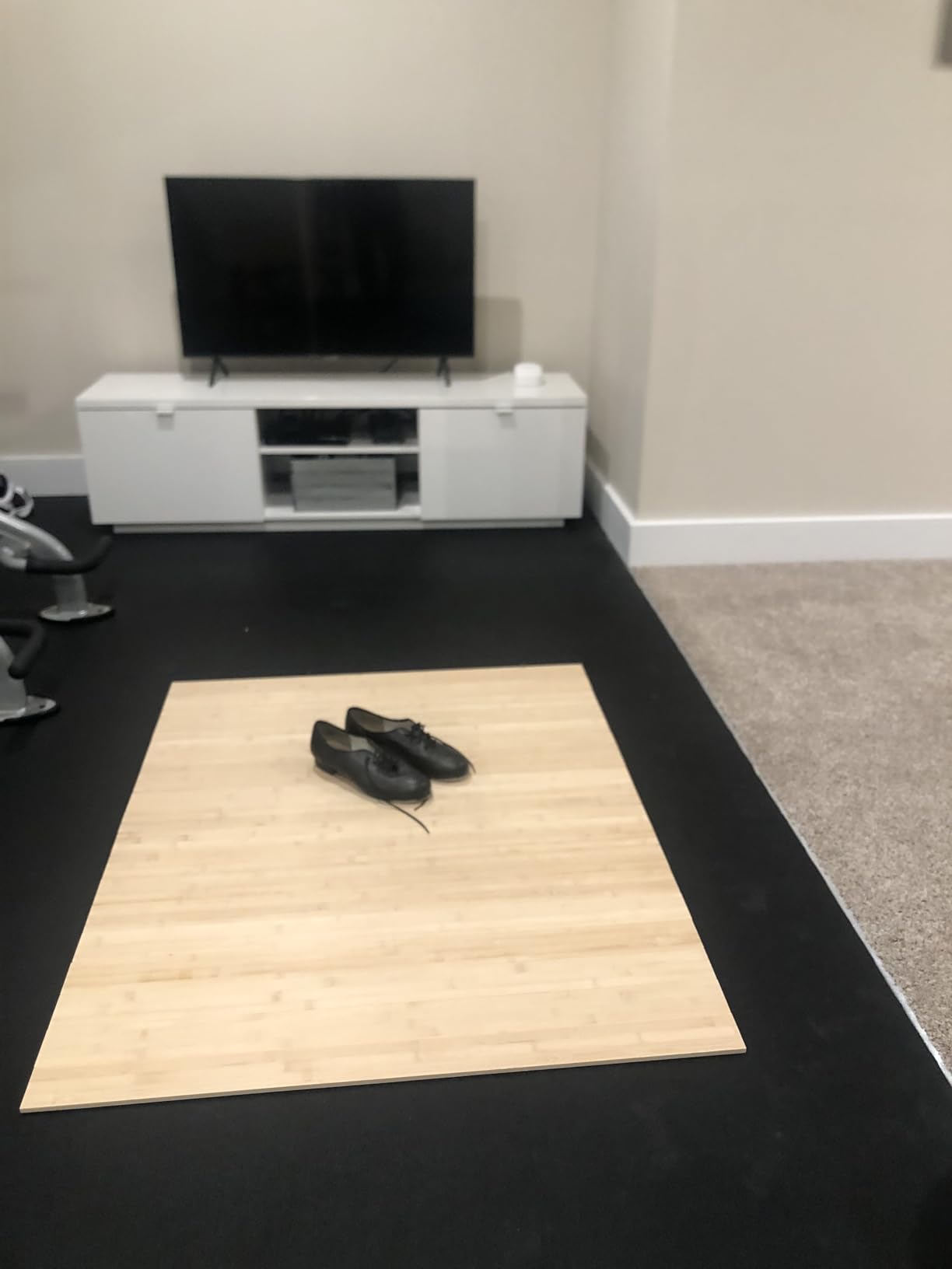 Tap Dance Floor for Any Surface - Bamboo Portable Dance Floor with Storage Bag, Large Floor Mat- Ideal for Home, Studio & Outdoor Tap Practice customer photo 1