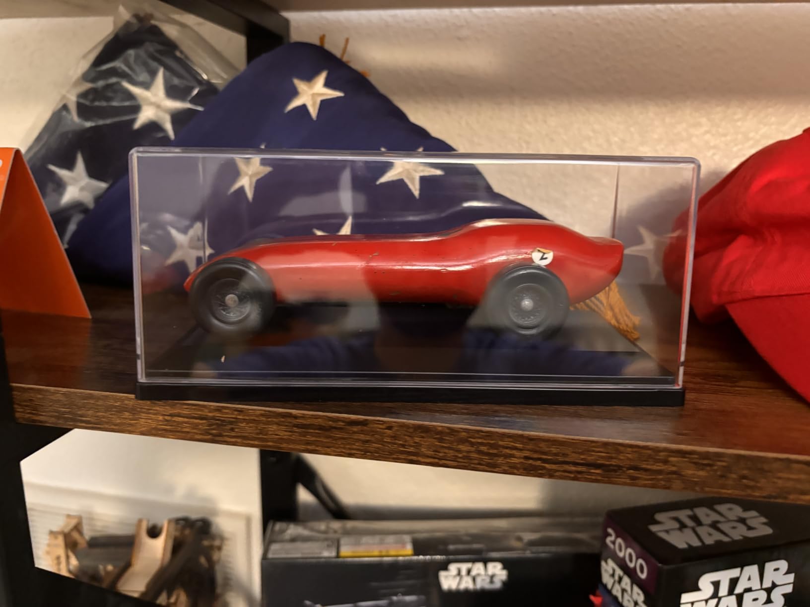 1:32 Scale Model Car Display Case, Clear Acrylic Display Box for Diecast Cars, Stackable Dustproof Showcase with Black Base, No Assembly, 8 x 3.7 x 3.7 inch customer photo 2