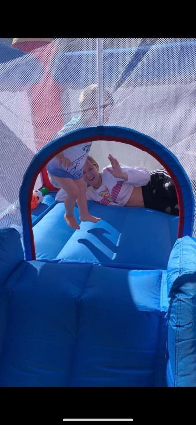 Bounce House for Kids 3-6, 8-in-1 Inflatable Bouncy House, 12x13x8.5ft | Bouncer Castle with Slide, Blower, Ball Pit, Climb Wall | Jump House for Big Kids for Outdoor Backyard Party Family Gathering customer photo 1