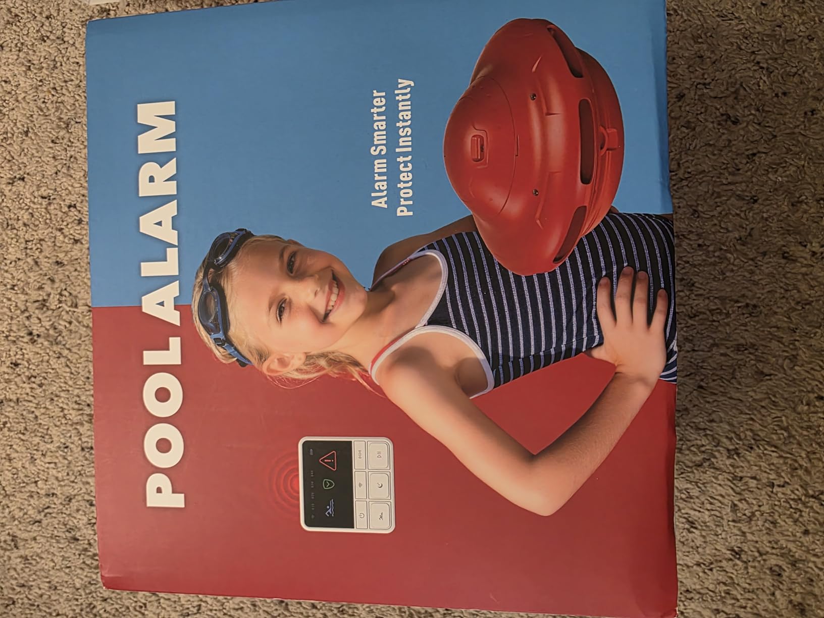 Smart Pool Alarm with App Connectivity - Real-Time Phone Alerts, Adjustable Sensitivity, Remote Control for Inground & Above Ground Pools, Safety Alerts for Kids, Pets & Accidental Entry (Red) customer photo 2