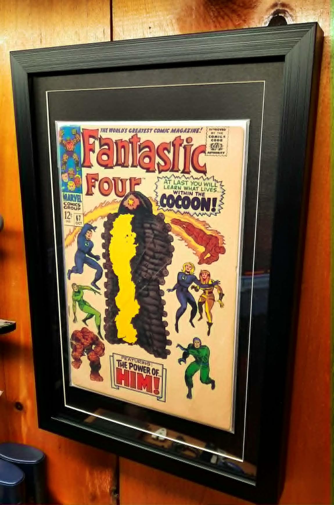 Graded Comic Book Frame for CGC Slabs, Black Comic Book Display Case Wall Mount & Tabletop Stand, Single Slab Showcase Frame for Display & Storage, Compatible with Graded Comic Books & Thick Slabs customer photo 1