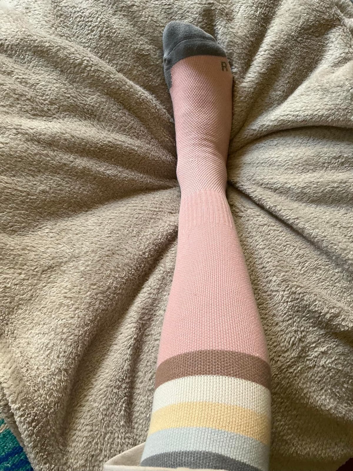 Jeasona Women's 2 Pairs Cotton Compression Socks 15-20 mmHg Knee High Gift Socks for Pregnancy, Nurses, Flying, Sports customer photo 1