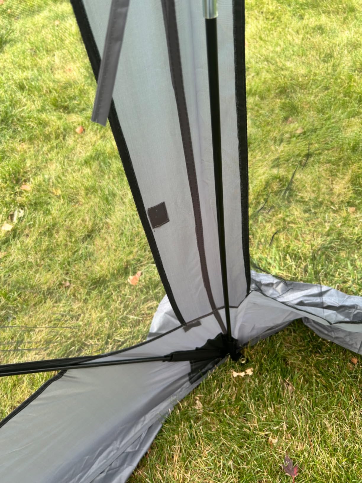 COBIZI 12x12 Pop Up Gazebo, Screen Tent with Carry Bag & Stakes, Blue | Portable Screen House, Gazebos on Clearance, 5 Sidewalls, Mosquito Netting, for Camping, Backyard, Garden, Beach customer photo 2