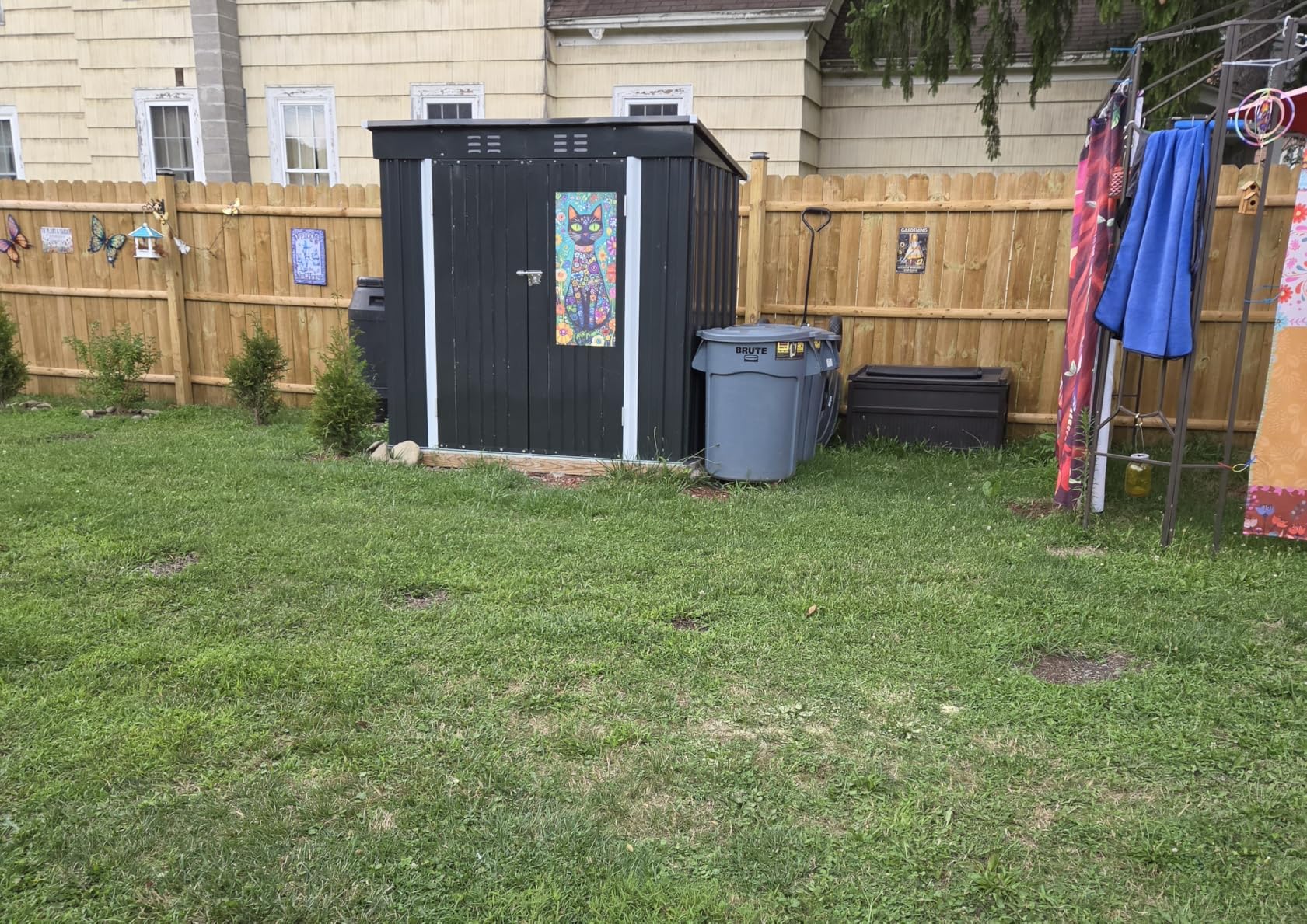 Gizoon 8x6 FT Outdoor Shed, Metal Tool Shed Lockable Doors, Green | Ventilation, Waterproof, Fits Patio/Lawn/Backyard, Spacious Storage Clearance, Rust-Resistant Steel, Durable Construction customer photo 2
