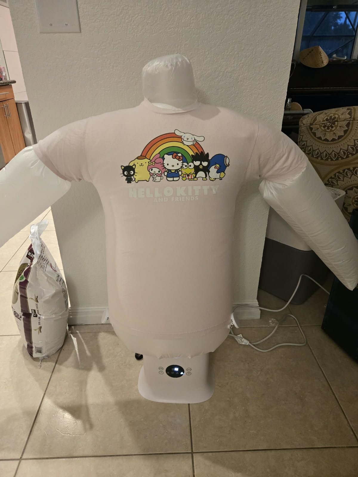 2026 Upgraded Automatic Ironing Machine with Remote Control - Inflatable Self Ironing Machine, Hands-Free Hot Air Clothes/Garment Dryer & Wrinkle Remover for Shirts, Pants, Shoes, Hats, Helmets customer photo 1