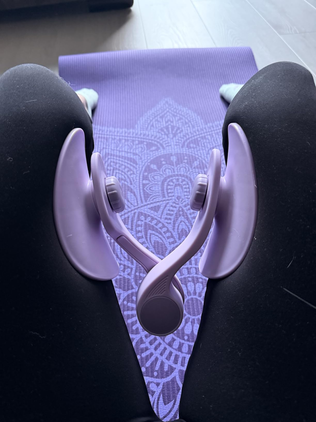 Pelvic Floor Exercise Devices 35lb Resistance Kegel Thigh Trainer with Band | Pelvic Floor Muscle Training, Inner Thigh Exerciser, Postpartum Recovery Support for Women customer photo 1