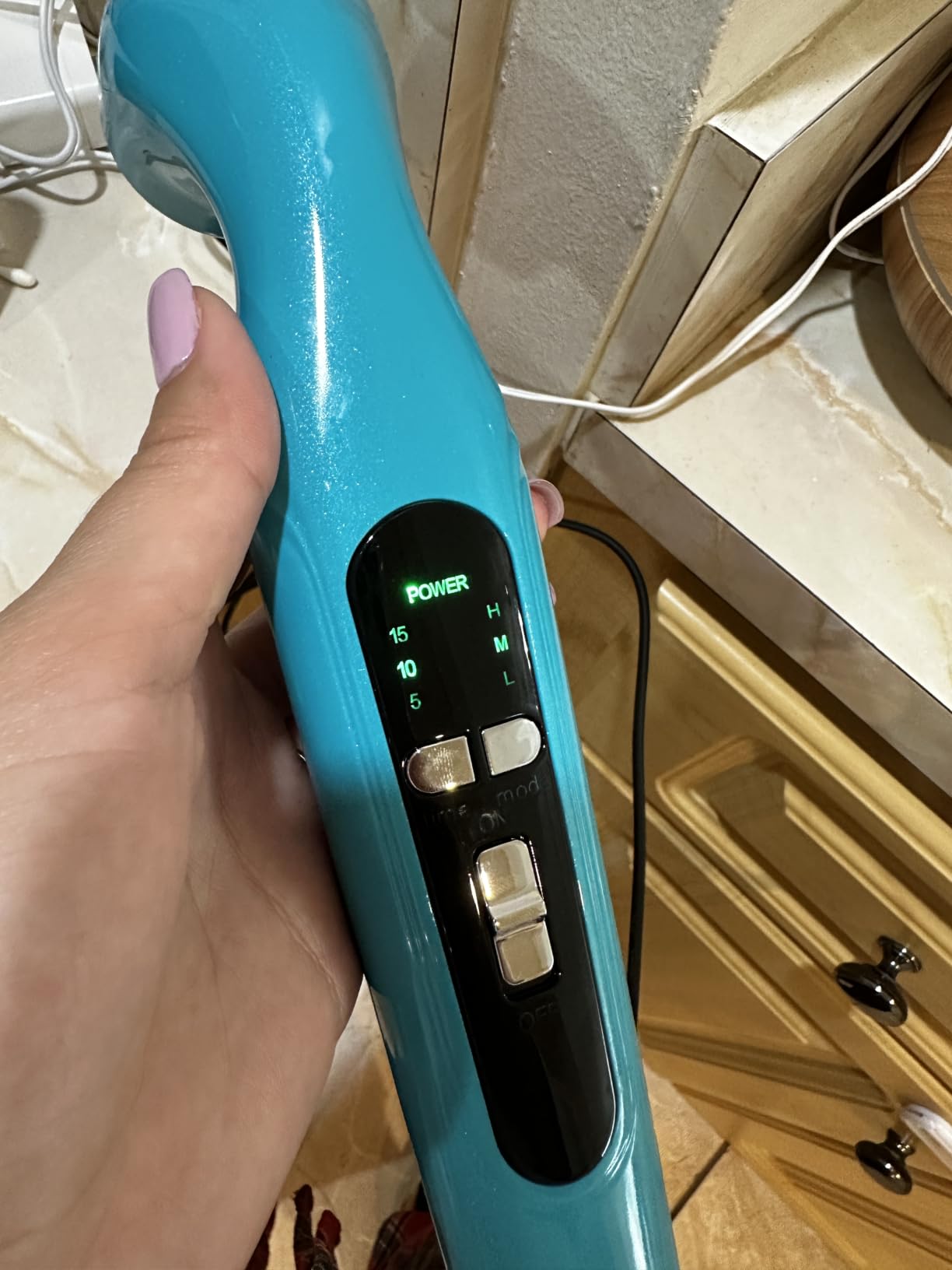Portable Silent Shockwave Therapy Machine, Effective Electromagnetic Extracorporeal E-D Shock Wave Therapy Machine Pain Relief Body Massager Muscle Relax Massage Gun-1 customer photo 1