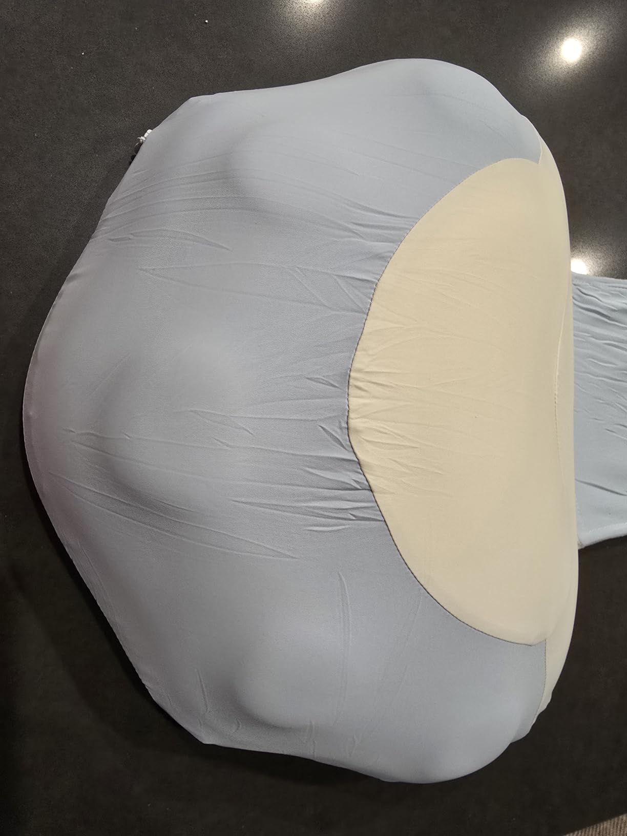 Pregnancy Pillow for Sleeping Cooling Wedge Maternity Body Pillow | Full-Body Support for Back Hips Belly. Removable Cover, Machine Washable. Pregnancy Pain Relief. Perfect for Side Sleepers customer photo 2
