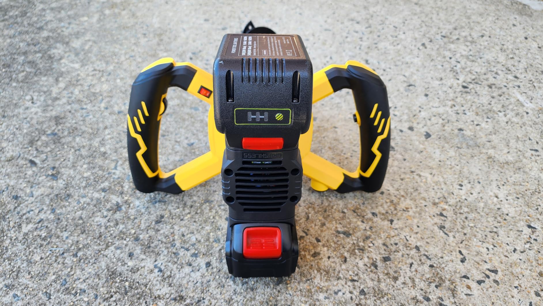 40V Cordless Auger Post Hole Digger for DeWalt 2x20V Max Battery - Brushless Motor Electric Auger Drill with 3/8
