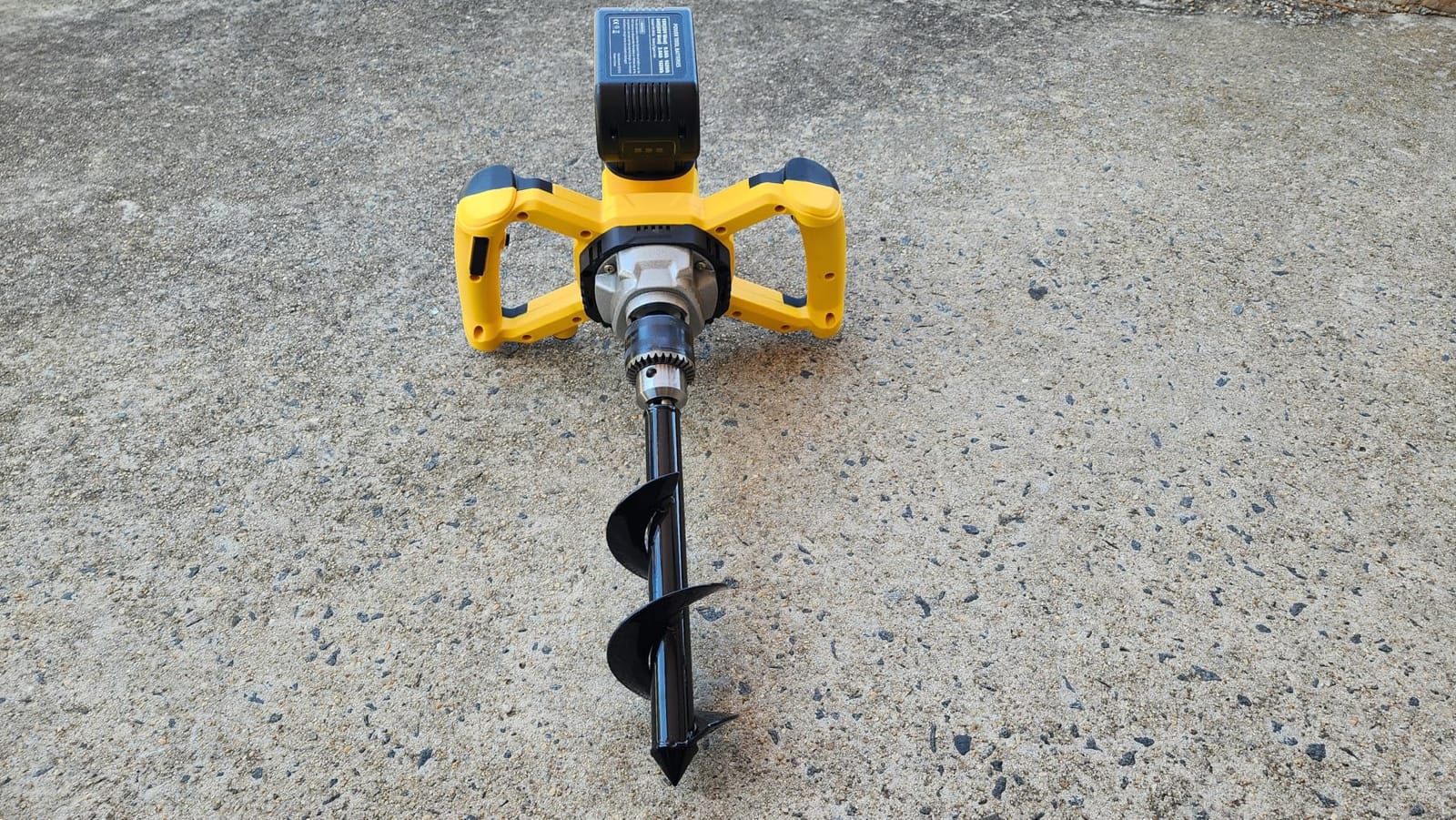 40V Cordless Auger Post Hole Digger for DeWalt 2x20V Max Battery - Brushless Motor Electric Auger Drill with 3/8