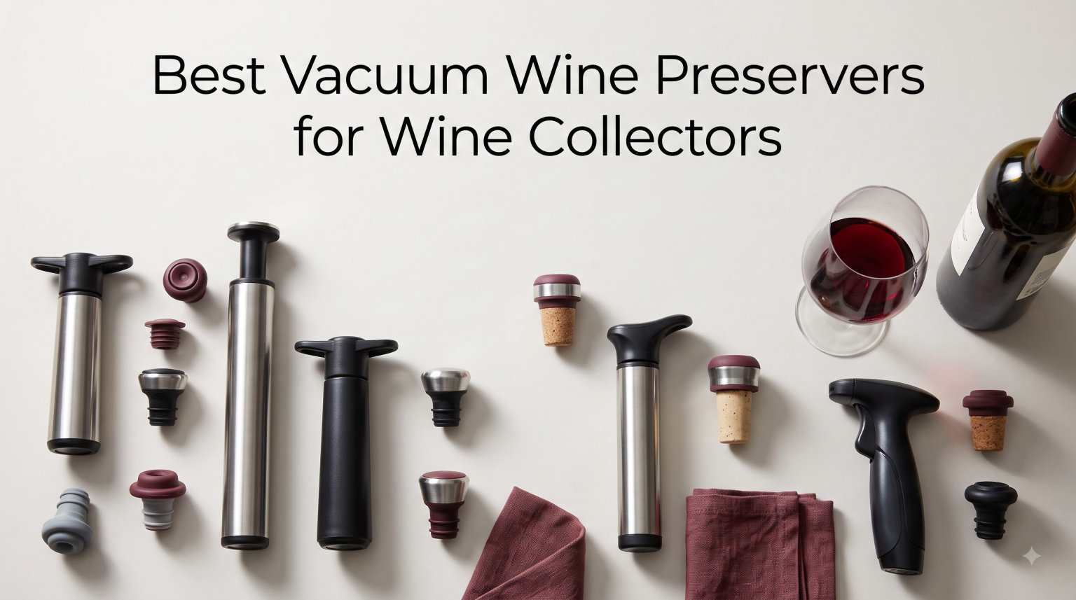 Best Vacuum Wine Preservers for Wine Collectors