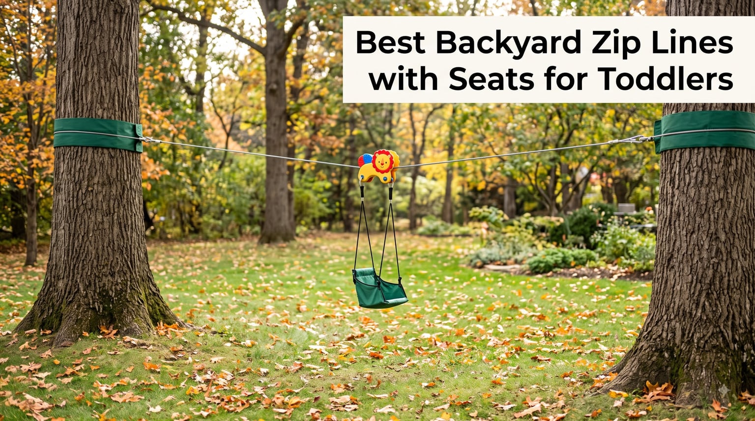 Best Backyard Zip Lines with Seats for Toddlers