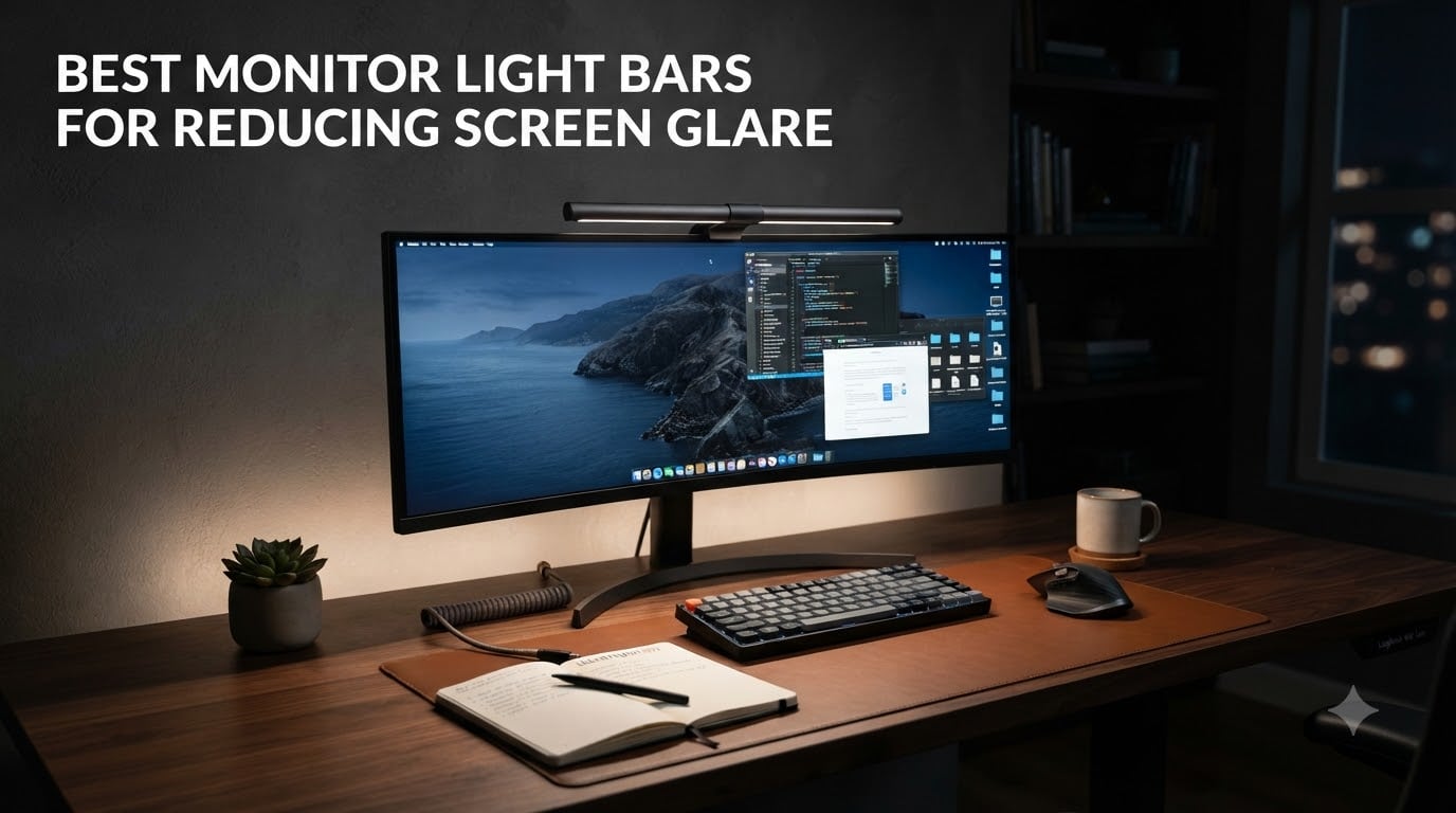 Best Monitor Light Bars for Reducing Screen Glare