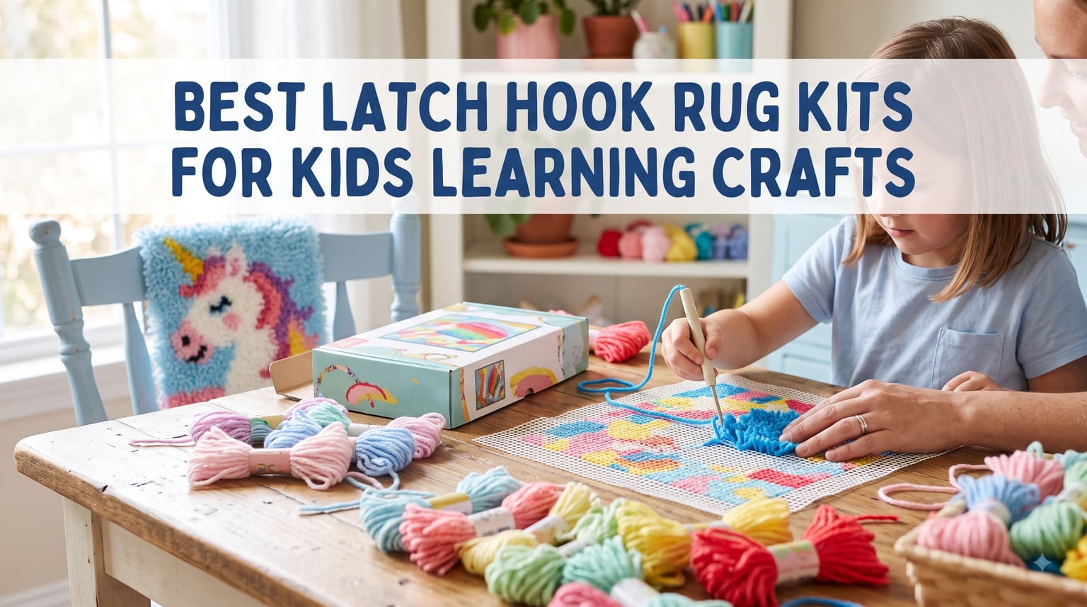 Best Latch Hook Rug Kits for Kids Learning Crafts