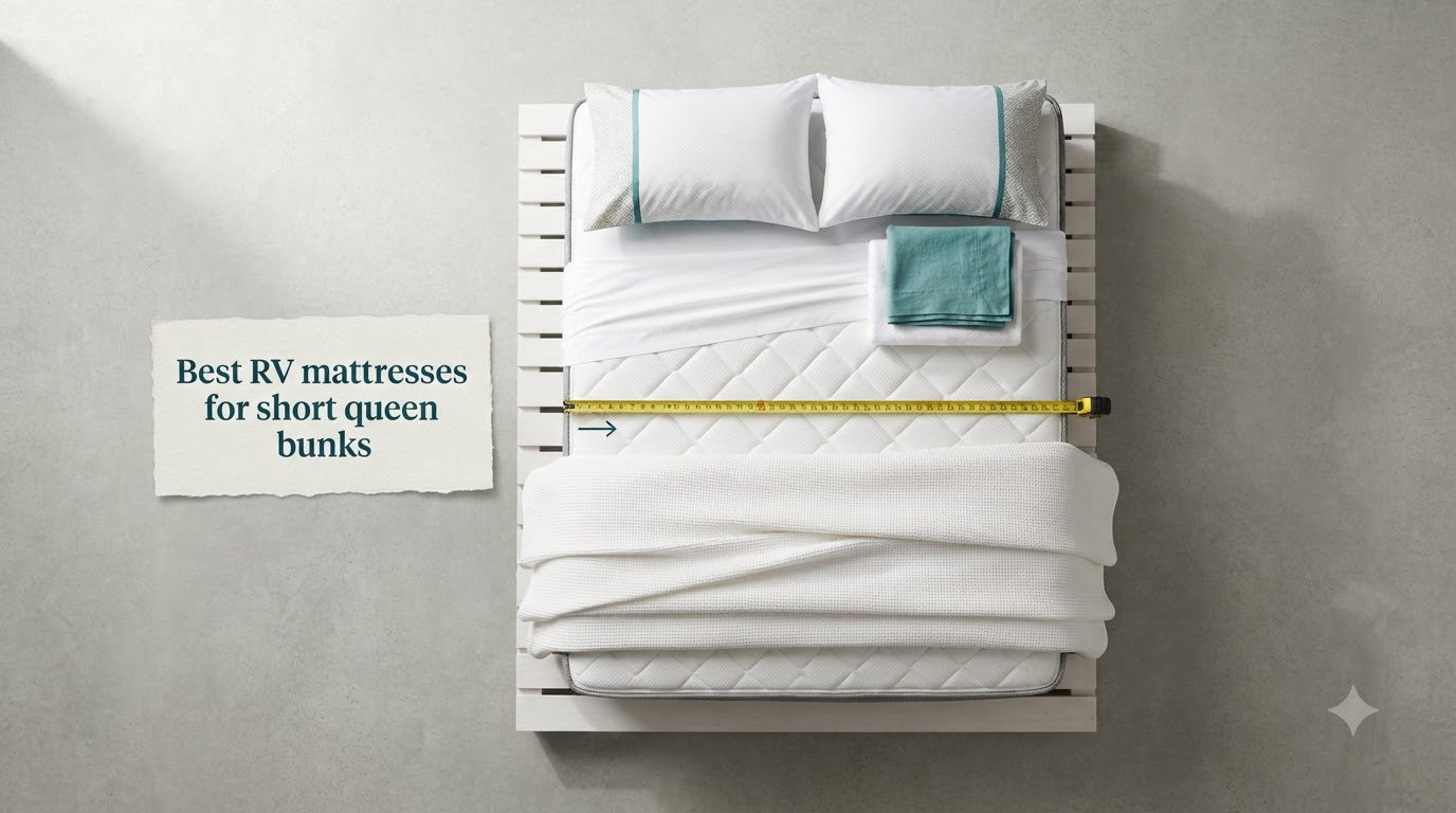 Best RV mattresses for short queen bunks