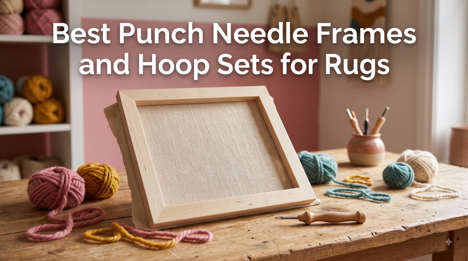 Best Punch Needle Frames and Hoop Sets for Rugs