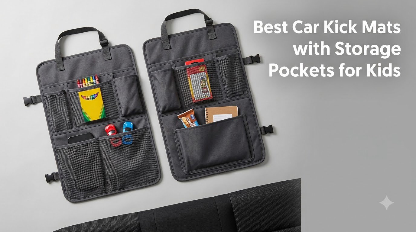 Best Car Kick Mats with Storage Pockets for Kids